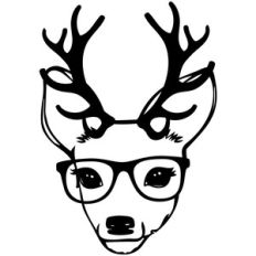 hipster rudolf