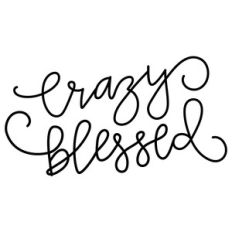 crazy blessed phrase