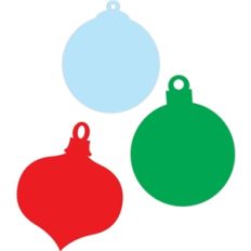 ornament gift tag set