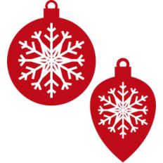 christmas snowflake ornament