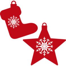 christmas snowflake ornament