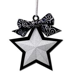 3d star ornament gift tag