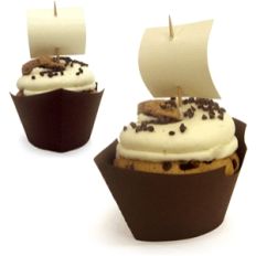 ship cupcake wrapper set
