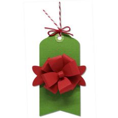gift tag with package bow