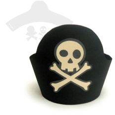 pirate hat cupcake wrapper