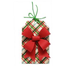 gift tag with double bow