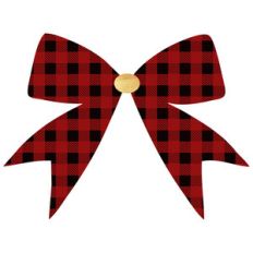 checkered bow