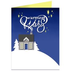 warmest wishes card