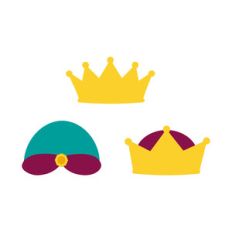 3 wise kings crowns