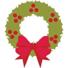 bow christmas wreath