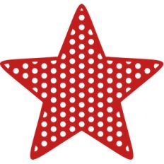 star christmas polka dots