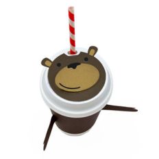 bear christmas cup cozy