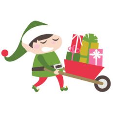 santa's village presents elf