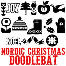db nordic christmas dingbats