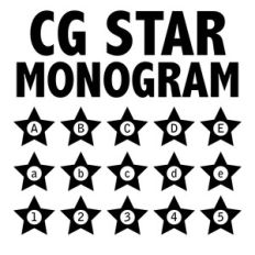 cg star monogram