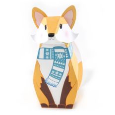 orange winter fox box