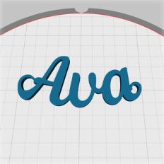 ava name pendant