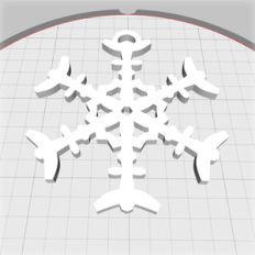 snowflake pendant