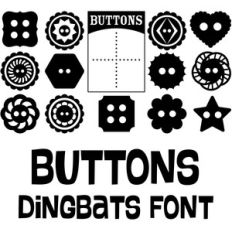 button dingbats font