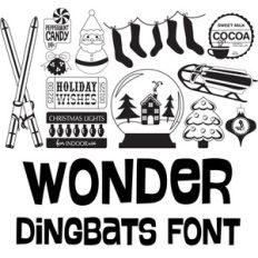 wonder dingbats font