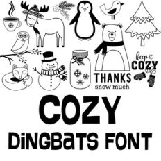 cozy dingbats font