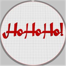 ho ho ho embellishment