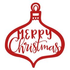 merry christmas ornament