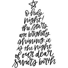o holy night christmas tree