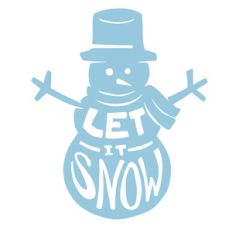 let it snow snowman