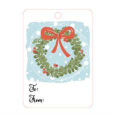 christmas label