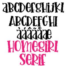 pn homegirl serif
