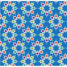 dreidel flower pattern
