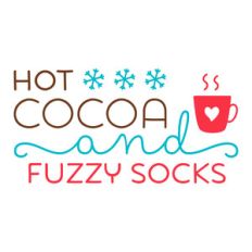 hot cocoa and fuzzy socks