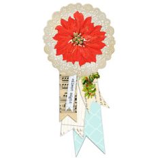 poinsettia tag