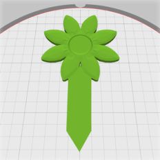 flower plant marker