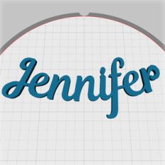 jennifer name pendant