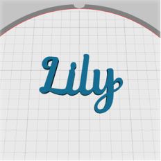 lily name pendant