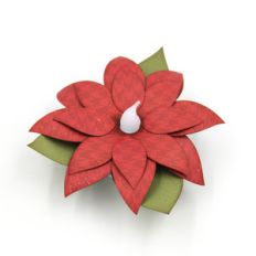 poinsettia tea light