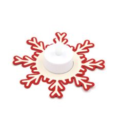 snowflake tea light base