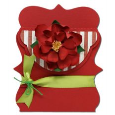 poinsettia artisan pouch