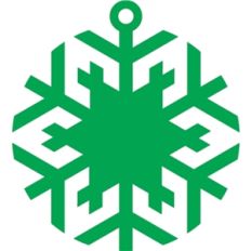 snowflake gift tag