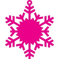 snowflake gift tag