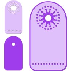 starburst topped tag