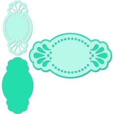 lace edge nameplate