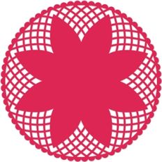 lattice flower circle