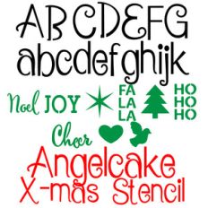 pn angelcake x-mas stencil