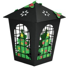 christmas tree lantern ornament