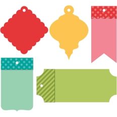5 christmas gift tags