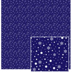 snow on blue pattern