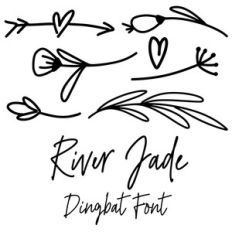 river jade dingbat font